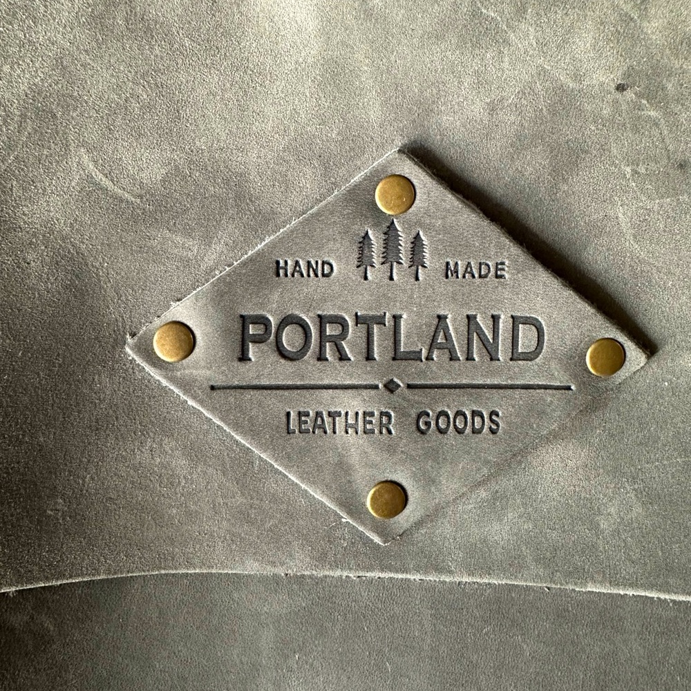 Portland Leather Slate Blue Bohemian Shoulder Bag